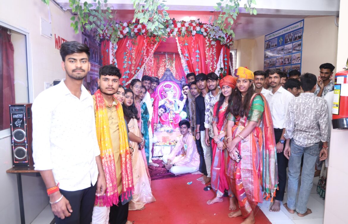 Ganpati Chaturthi Celebration (at Amaltas Paramedical)