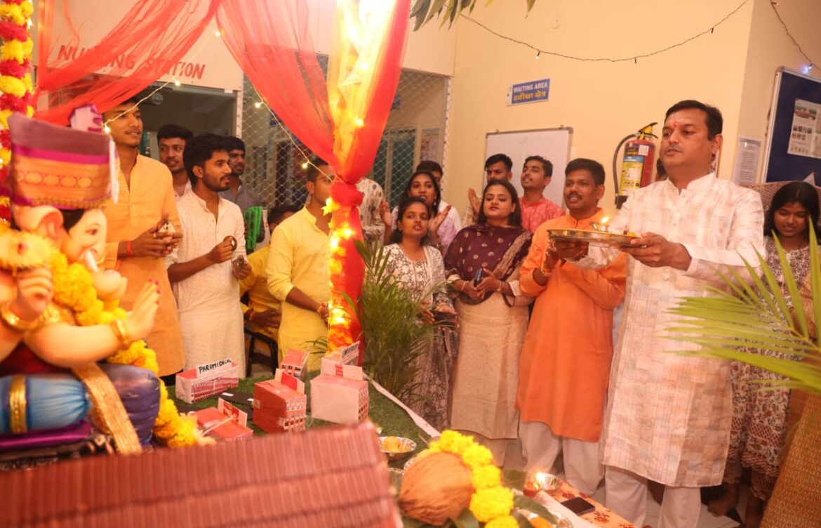 Ganpati Chaturthi Celebration (at Amaltas Homoeopathy)