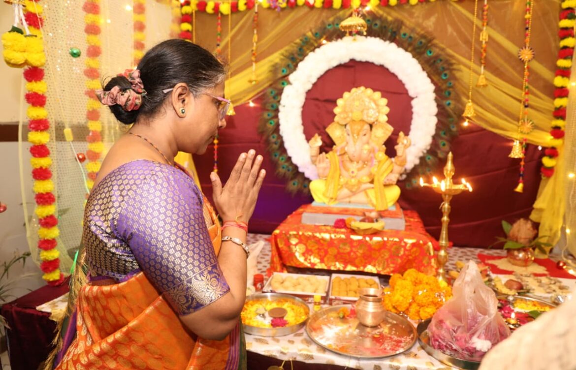 Ganpati Chaturthi Celebration (at Amaltas Ayurveda)